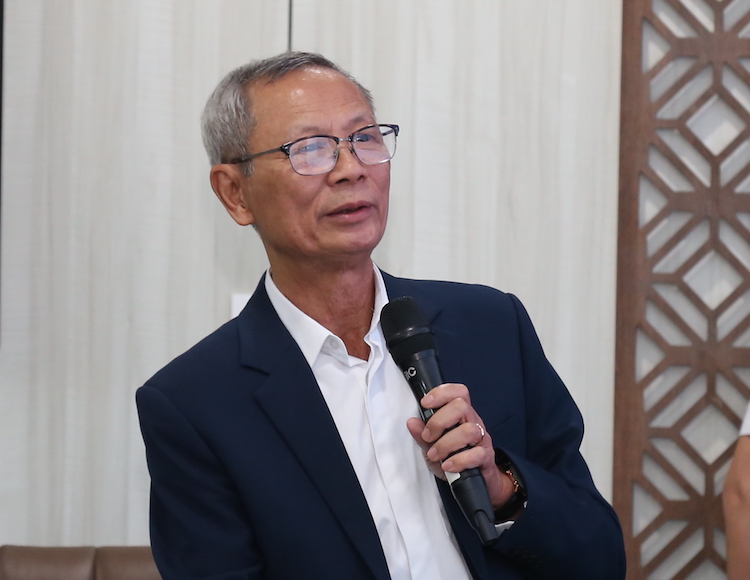 GS.TS Nguyen Duc Nhiem - giang vien, chuyen gia cao cap cua Truong Dai hoc Giao thong van tai. Anh: Ban to chuc