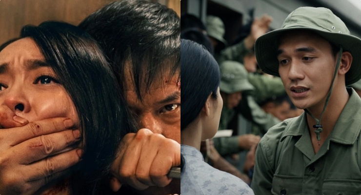 Film de la guerre dans l'air et des pluies rouges. Photo: Crew.