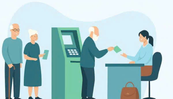 Guide sur les procedures de changement de forme et d'endroit pour recevoir les pensions de retraite et les allocations d'assurance sociale mensuelles. Graphique : Huong Giang