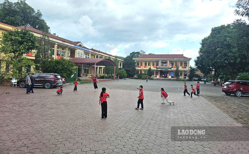 Han Da Primary and Secondary School (Thach Ba Commune, Lao Cai Province). Photo: Trong Loc