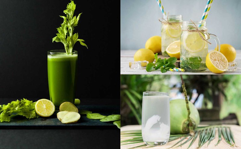 Drinks that help eliminate uric acid quickly. Graphics: Dinh Dinh