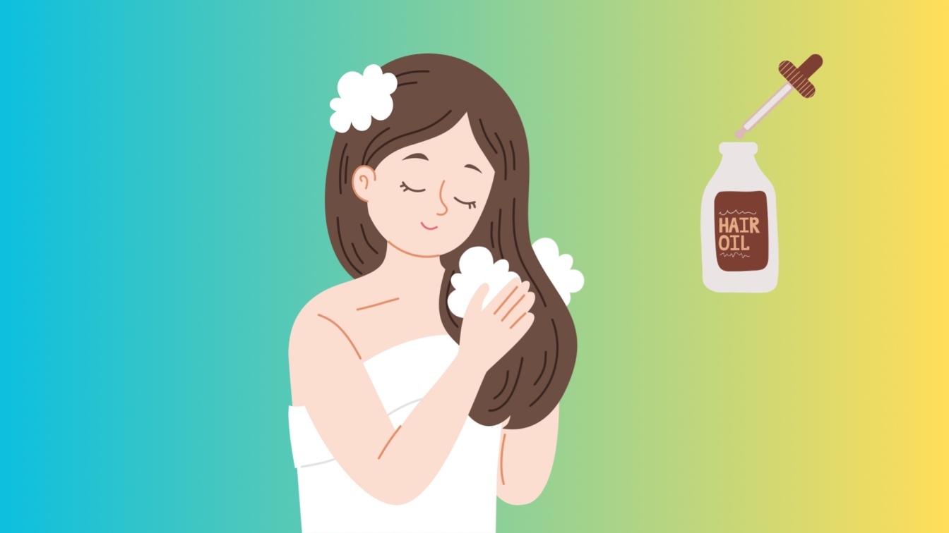 Bi quyet giup toc mem muot, sach khoe trong mua mua. Do hoa: Minh Hoang