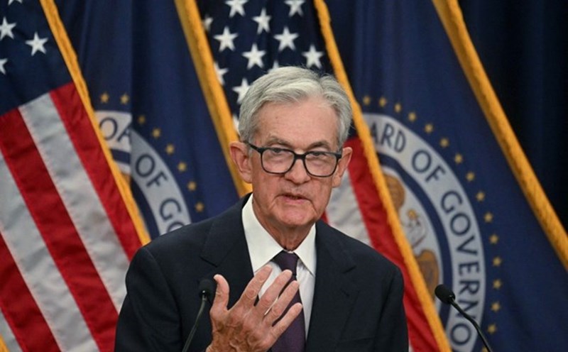 Fed Chairman Jerome Powell spoke on September 17 after the Fed cut interest rates by 0.25%. Photo: AFP