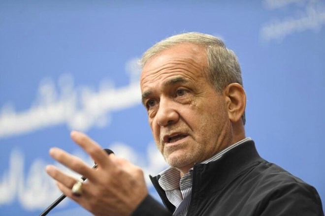 Iranian President Masoud Pezeshkian. Photo: Xinhua