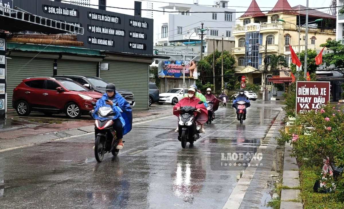 The Hai Phong fishing area will have light rain at 6:45 a.m. on September 25. Photo: Mai Dung