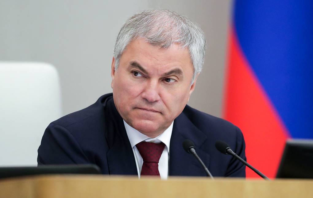Russian State Duma Chairman Vyacheslav Volodin. Photo: Russian State Duma Press Office