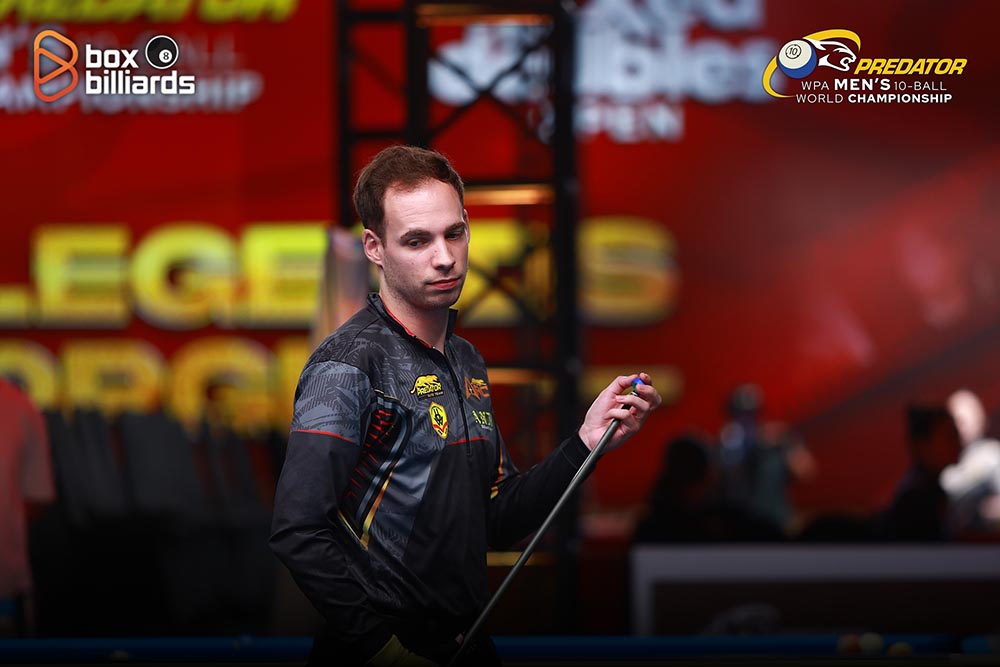 Joshua Filler luon la ung vien vo dich o cac giai dau anh tham du. Anh: Box Billiards