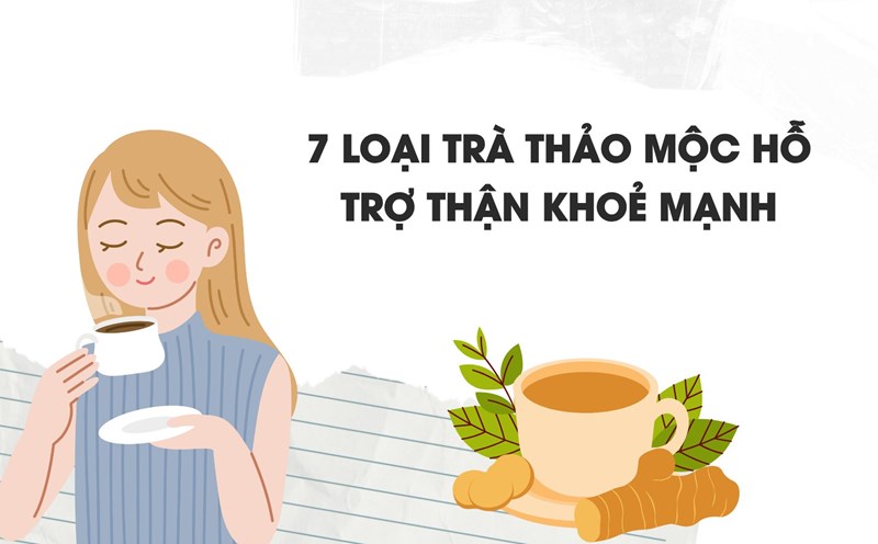 Ginger tea is also one of the teas that effectively support the kidneys. Graphic photo: Huong Son