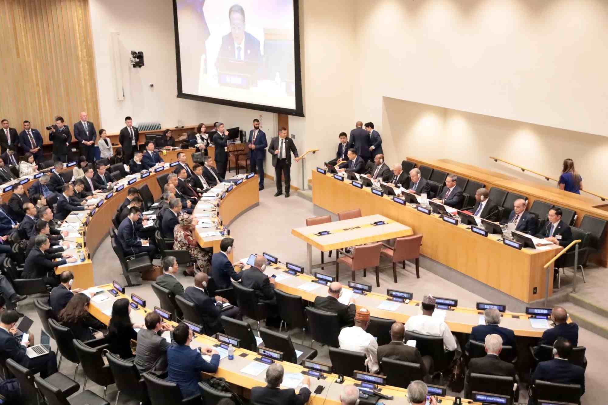 High-level meeting on Global Development Initiatives (GDI). Photo: Ministry of Foreign Affairs