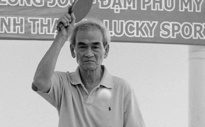 Table Tennis legend Tran Canh De passed away. Photo: Vietnam Table Tennis