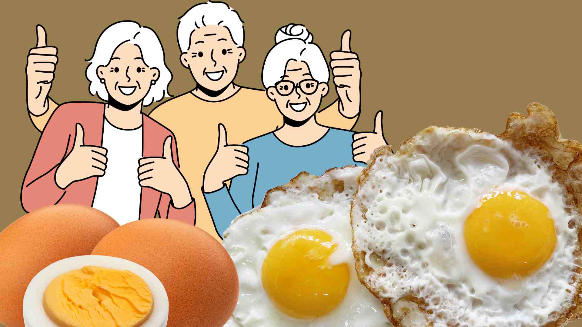 Eggs are a good supplement for the eyes and brain in the elderly. Graphics: Ha May