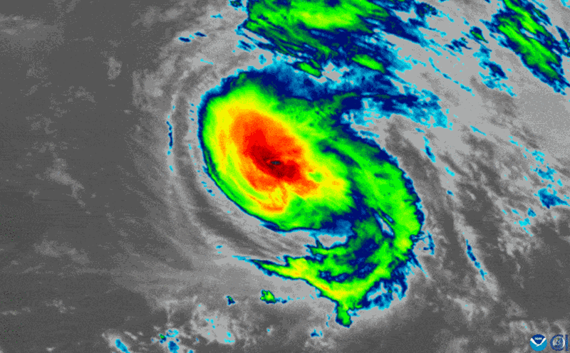 Satellite imagery shows Gabrielle moving rapidly eastward across the Atlantic. Photo: NOAA