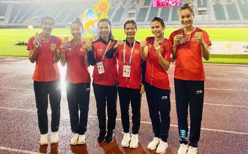 The Vietnamese athletics team sent athletes to France for professional training. Photo: Hoai Viet