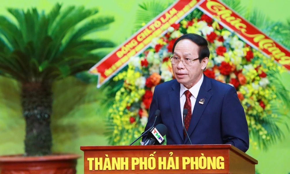 Mr. Le Tien Chau was appointed to hold the position of Secretary of the Hai Phong City Party Committee for the 2025-2030 term. Photo: Le Dung
