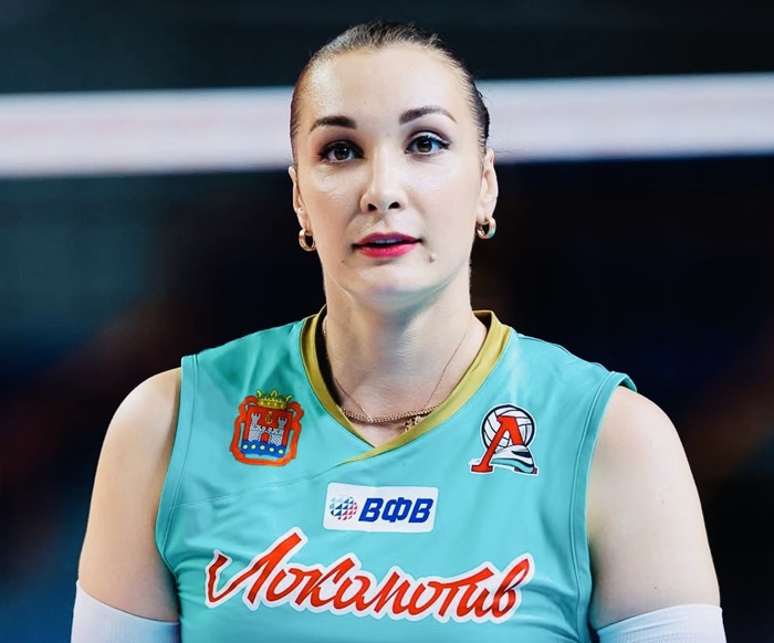 정보통신군단의 외국인 선수 이리나 보론코바. 사진: 베트남 배구