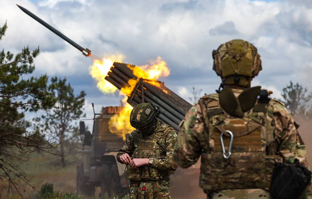 La puissance destructrice de l'armee russe. Photo : TASS