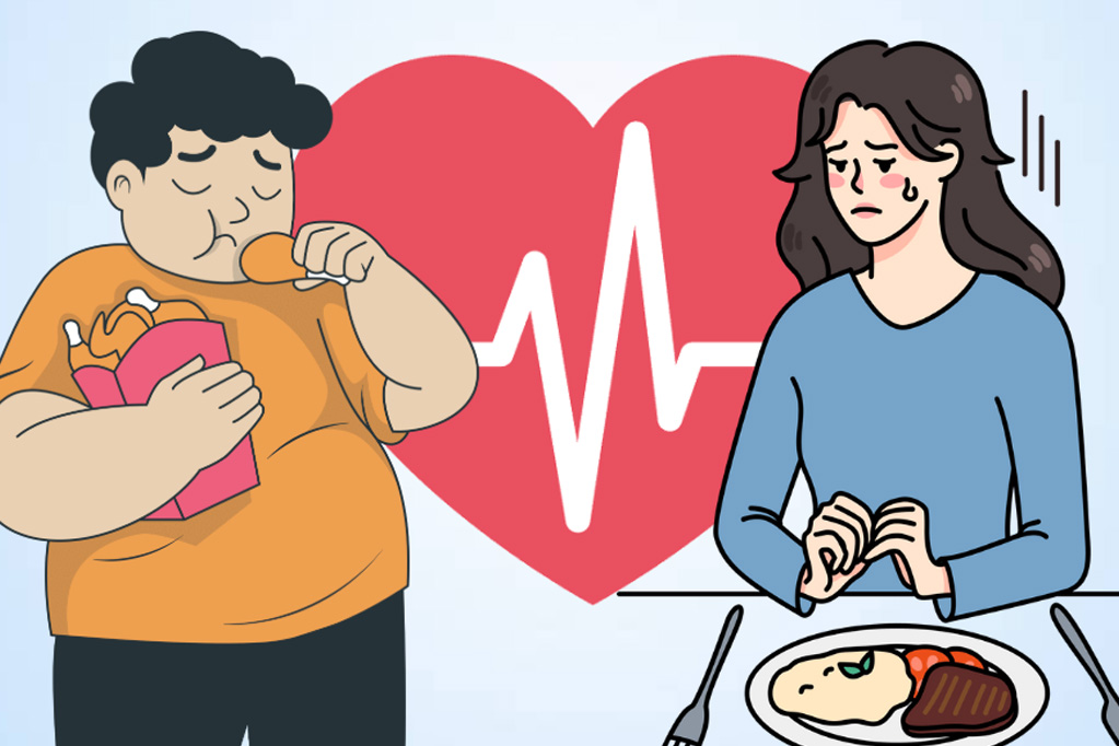 Eating disorders can affect your heart, Graphics: Thien Nhan