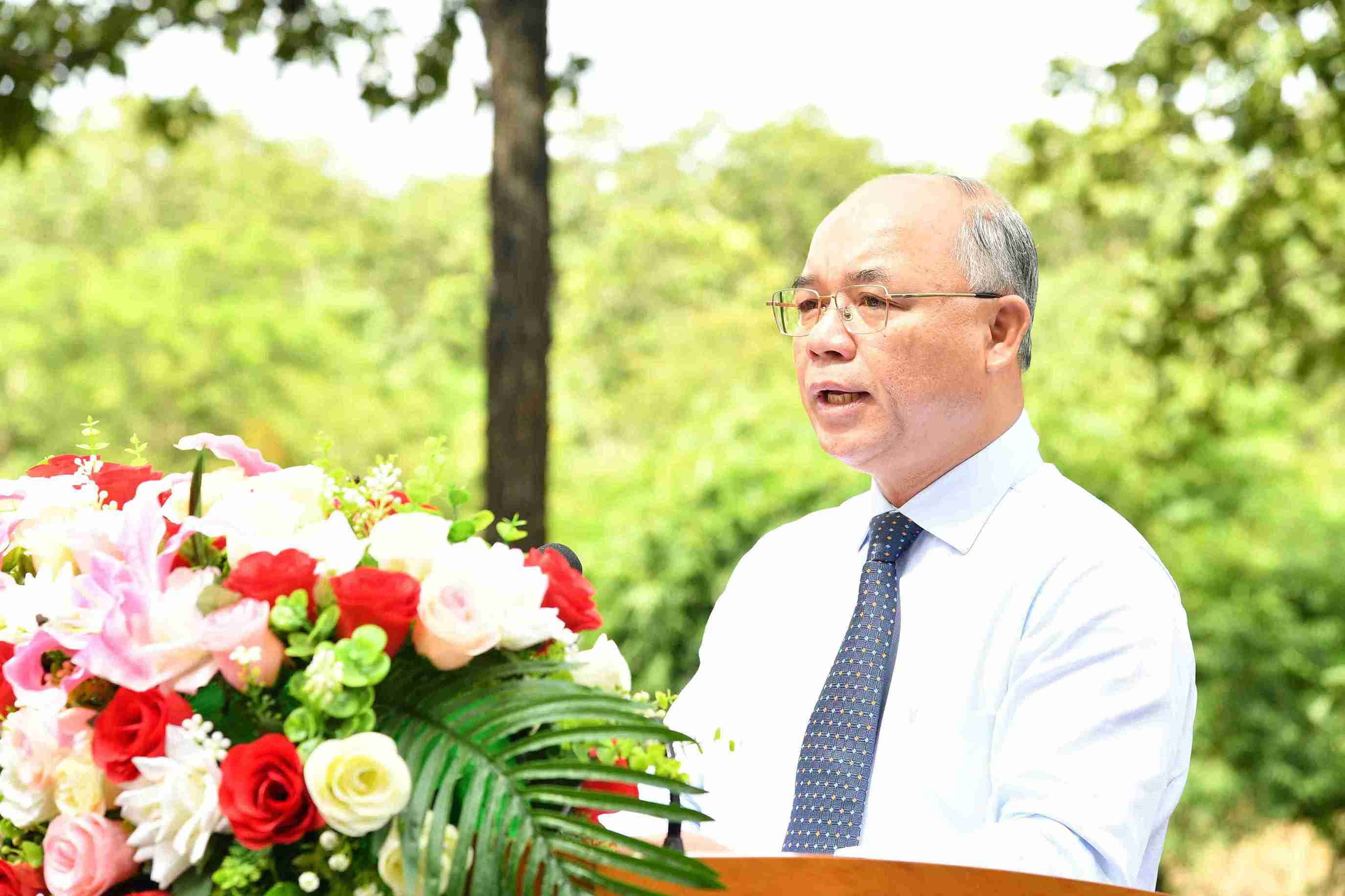 Ong Truong Cong Thai - Pho Chu tich UBND tinh Dak Lak phat bieu. Anh: Nguyen Lan