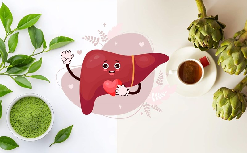 Good teas for the liver in the morning. Graphics: Dinh Dinh