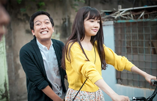 Nha Phuong and Truong Giang got married on set for "49 Days". Photo: CGV