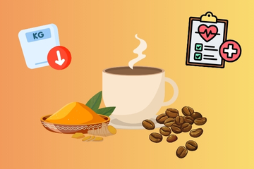 Discover 7 outstanding benefits of turmeric coffee to support weight loss and improve health