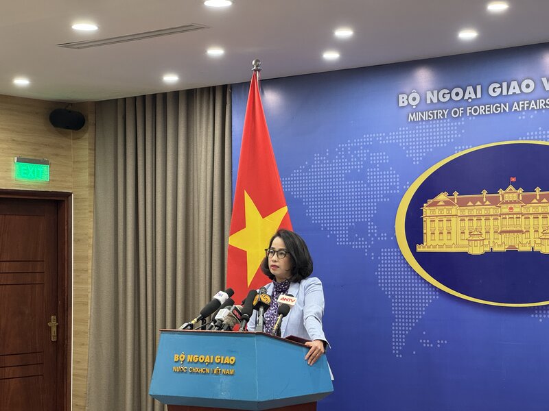 Spokesperson of the Ministry of Foreign Affairs Pham Thu Hang said that Vietnam is ready to coordinate with the US side to resolve problems related to the recognition of the equivalent of 12 fishing vessels. Photo: Anh Vu
