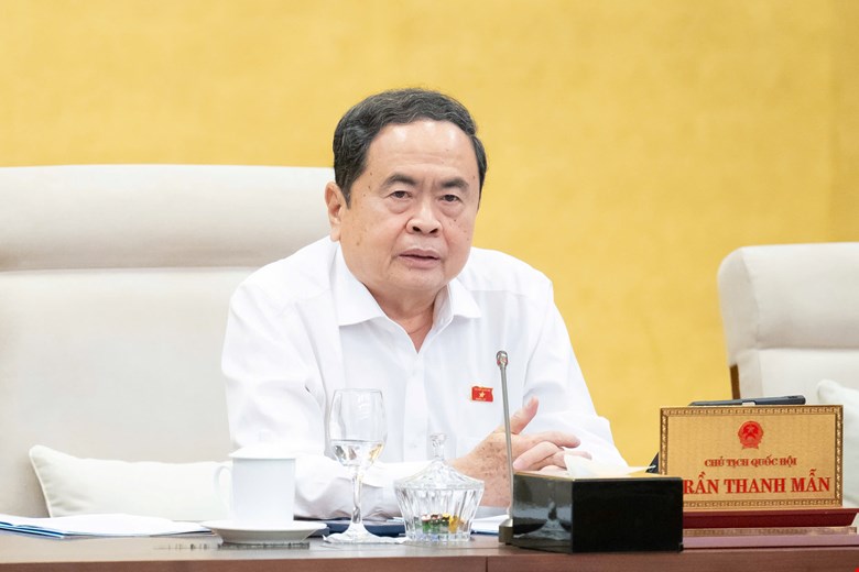 Politburo member and National Assembly Chairman Tran Thanh Man. Photo: Quochoi.vn