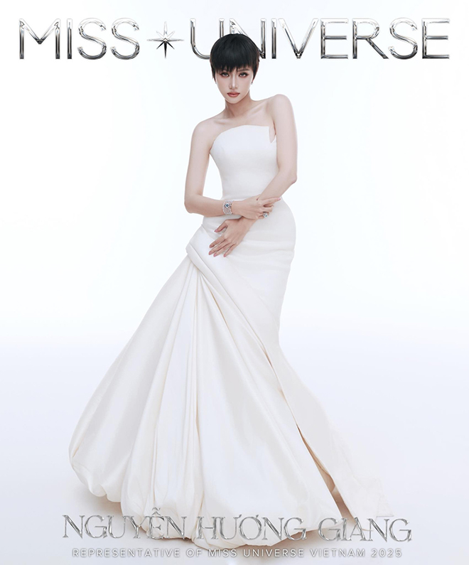 Huong Giang thi Miss Universe 2025. Anh: Ban to chuc