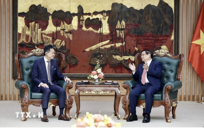 Politburo member and Prime Minister Pham Minh Chinh received Mr. Daren Tang, General Director of the World Intellectual Property Organization (WIPO). Photo: VNA
