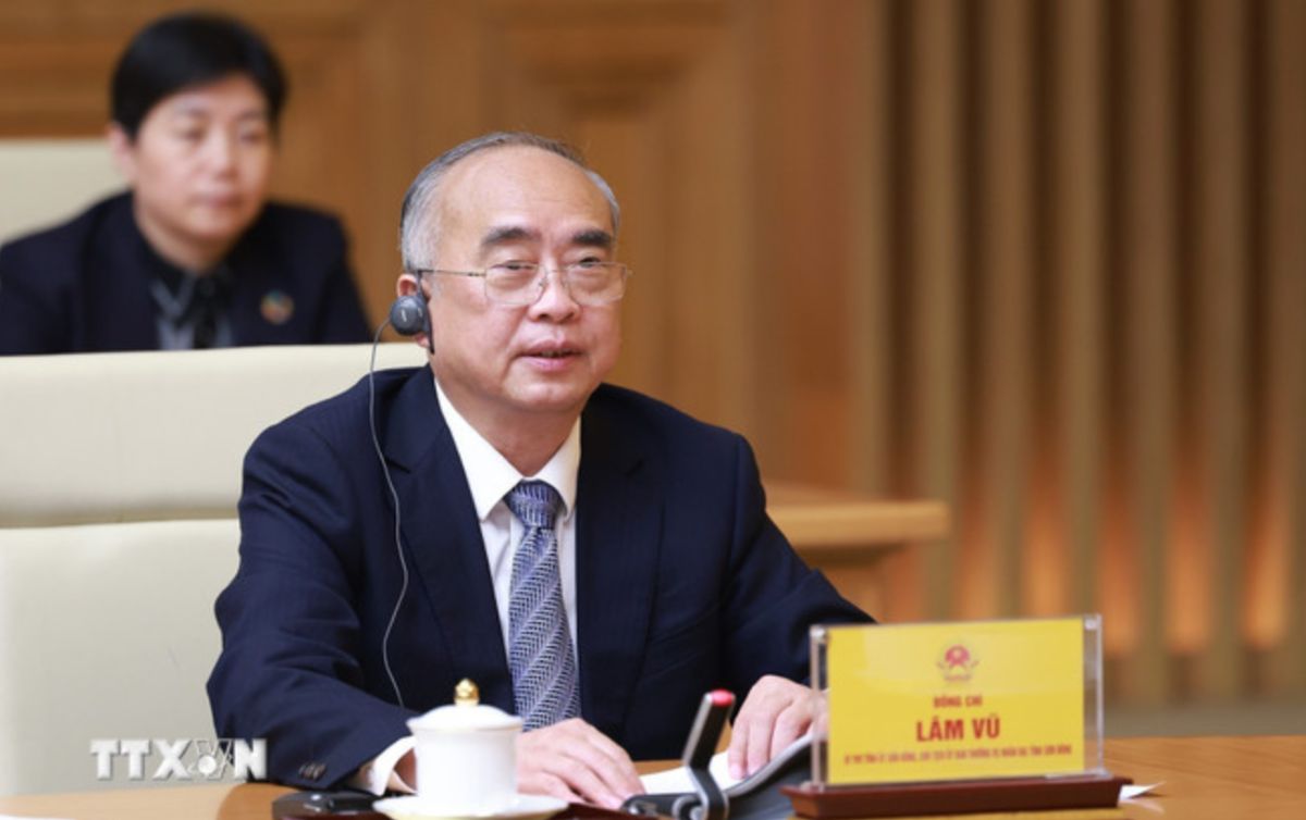 Bi thu Tinh uy Son Dong Lam Vu. Anh: TTXVN