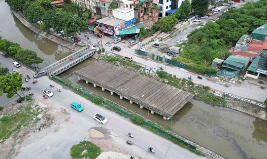 Sẵn sàng tái thi công cầu trên đường nghìn tỉ dang dở nhiều năm ở Hà Nội