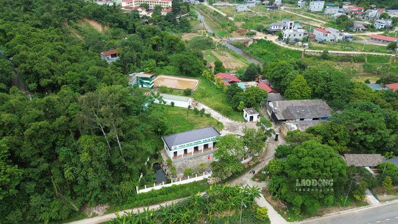 Nhà máy nước sạch Bảo Hà hiện cung cấp nước cho khoảng 1.000 hộ quanh khu vực. Ảnh: Đinh Đại