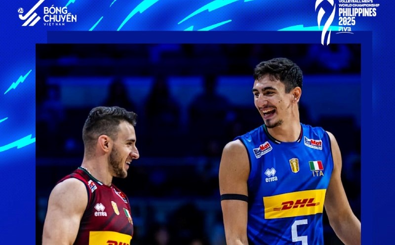 Italy enters the semi-finals of the 2025 men's volleyball world cup. Photo: FIVB