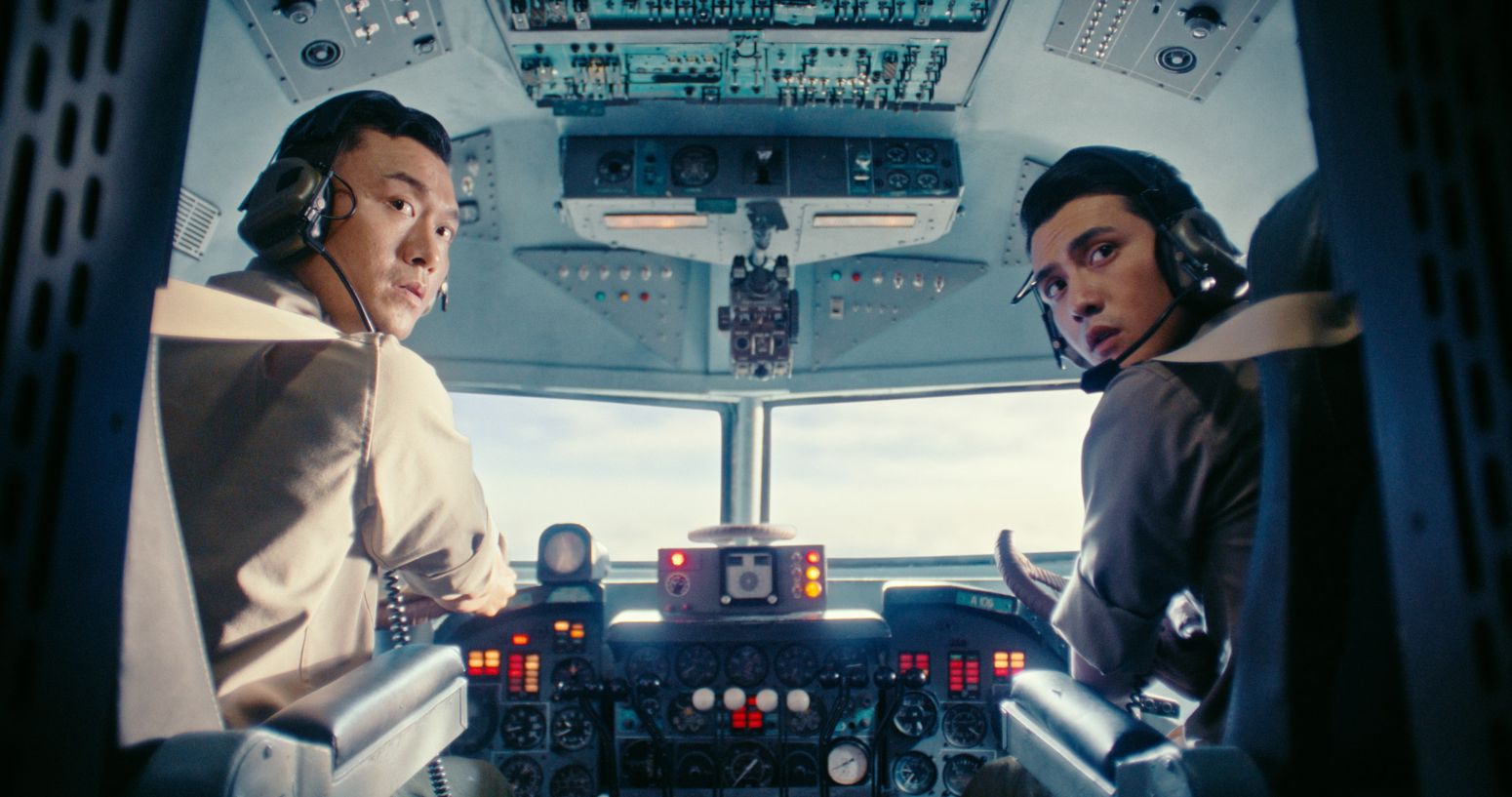 映画「空中戦」のシーン。写真:プロデューサー提供