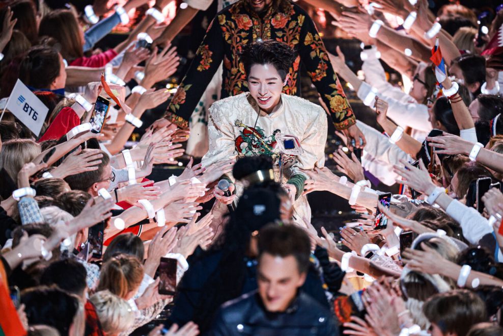 Duc Phuc won the Championship at the " Intervision 2025" contest. Photo: Intervision World