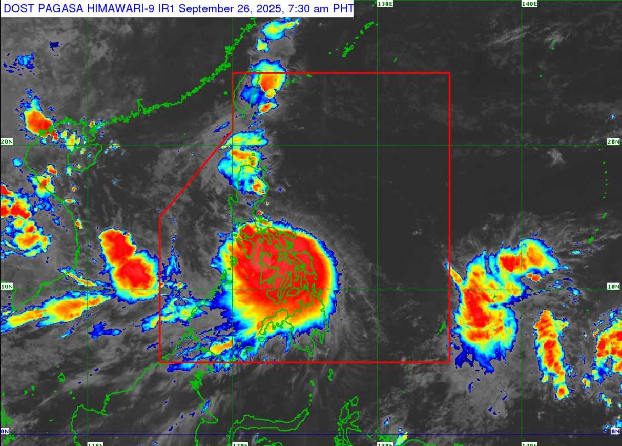 Vi tri tam bao Bualoi luc 7h30 ngay 26.9. Anh: PAGASA