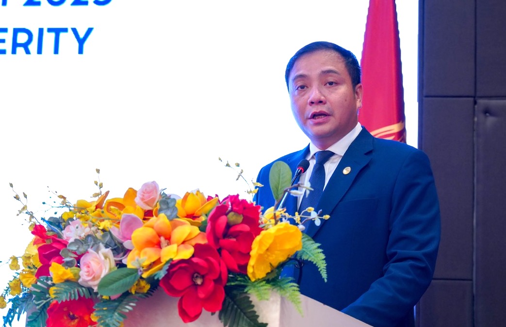 PGS.TS Dao Thanh Truong, Pho Giam doc Dai hoc Quoc gia Ha Noi. Anh: Ban to chuc