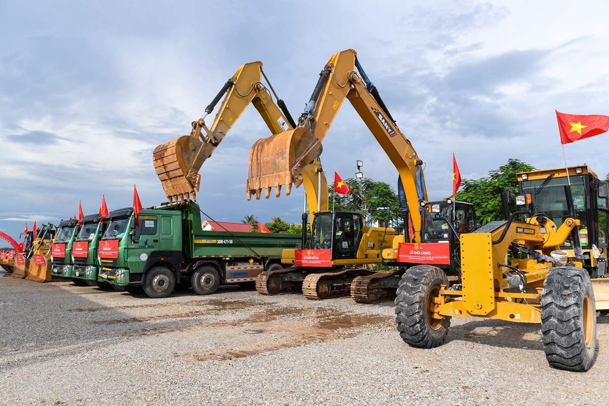 Quang canh tai le khoi cong du an. Ảnh: UBND TP Hai Phong