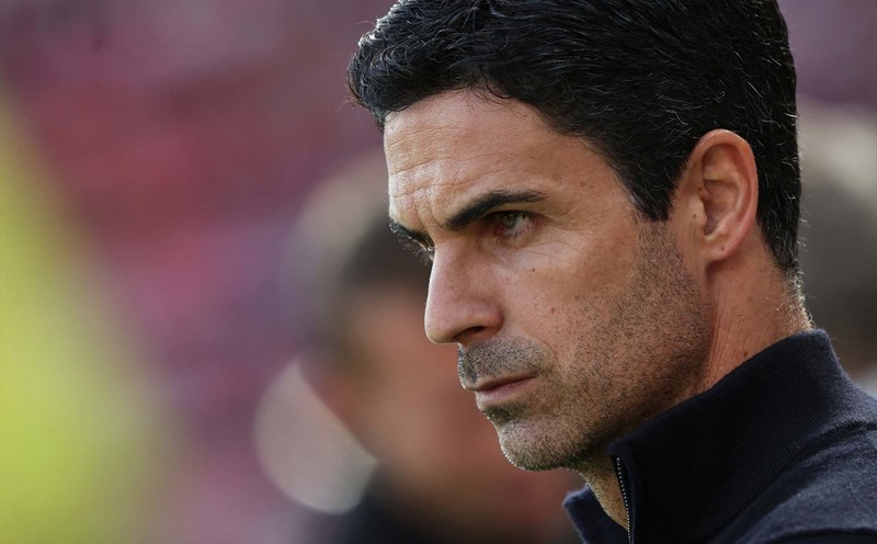 Mikel Arteta dang qua than trong va chua dam tu tin voi suc manh Arsenal dang co? Anh: AFP