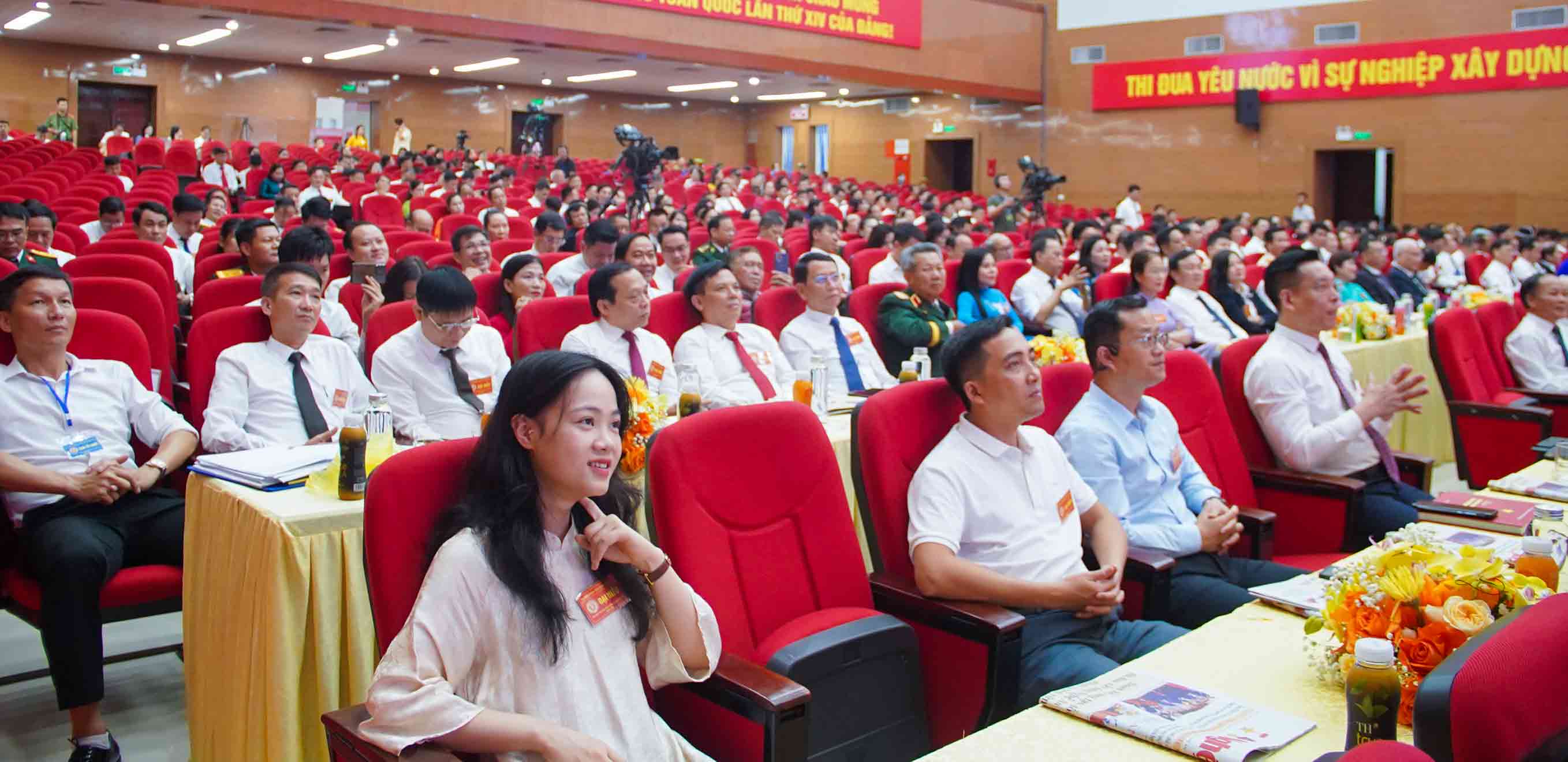 Cac dai bieu tham du dai hoi. Anh: Duy Chuong