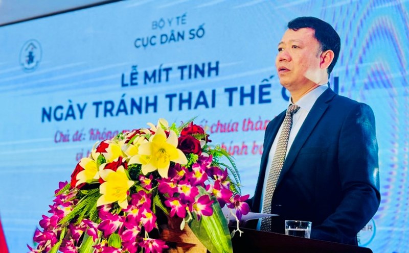 Mr. Le Thanh Dung - Director of the Department of Population said that the unsatisfied demand for birth control has increased. Photo: Department of Population
