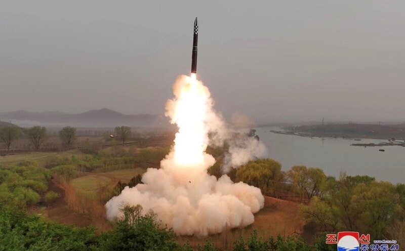 A North Korean missile test. Photo: KCNA
