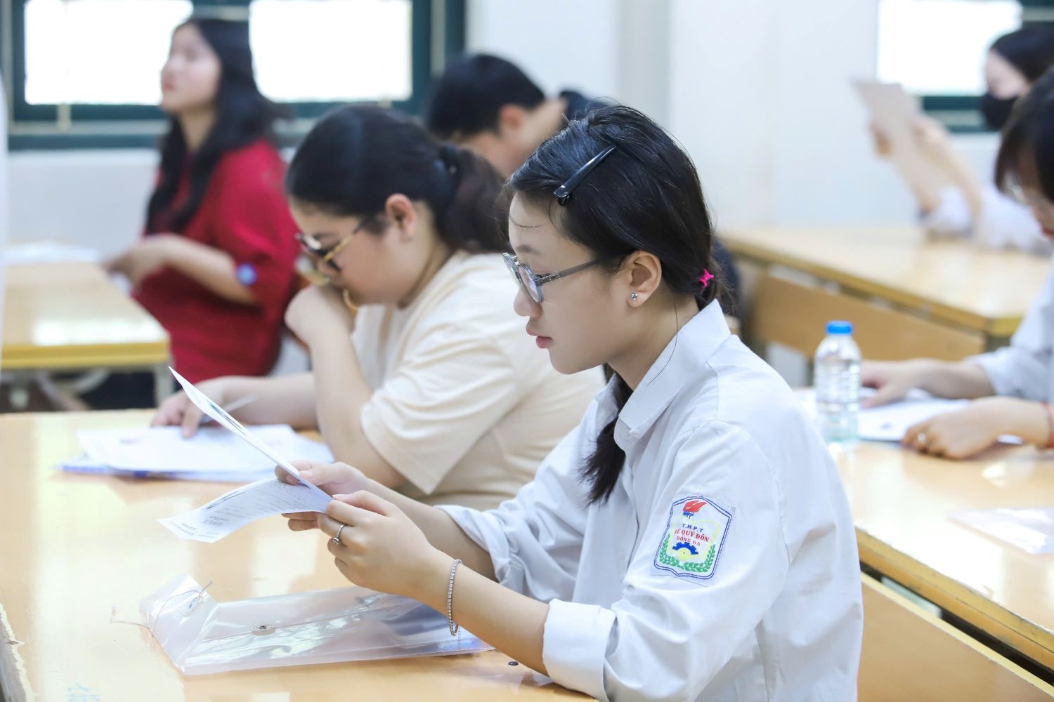 Hoc sinh tham du ky thi tot nghiep THPT nam 2025. Anh: Van Trang