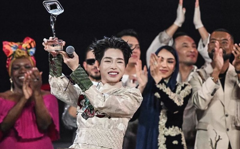 Duc Phuc won the championship of the Intervision 2025 contest. Photo: Sputnik