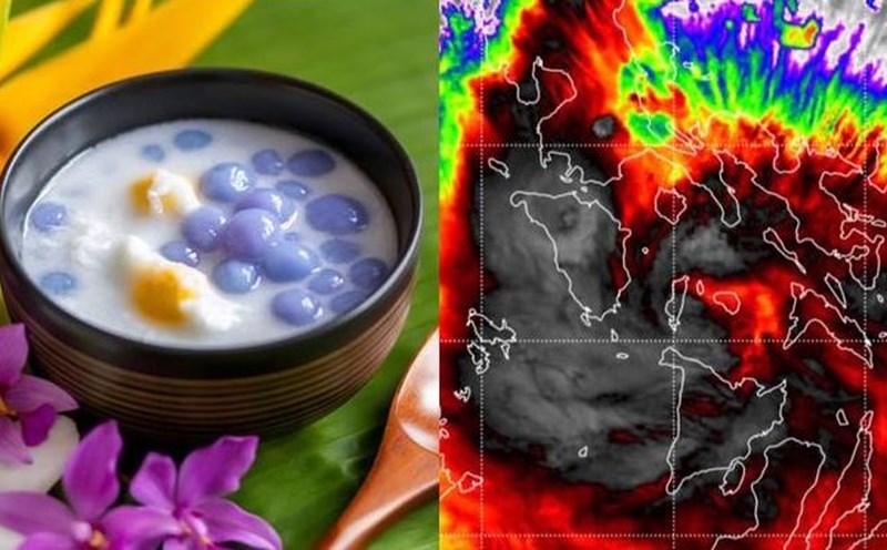 Bualoi sweet soup is named for storm Bualoi. Photo: Song Minh
