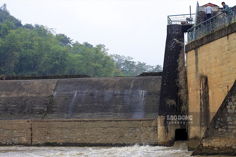 The dam of the Nam Rom Irrigation Water Project, Dien Bien Province. Photo: Van Thanh Chuong