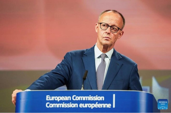 ドイツのフリードリヒ・メルツ首相は、ベルリンはウクライナが封鎖されたロシア資産から150億米ドルを借り入れる計画を支持すると宣言しました。写真:キエフ