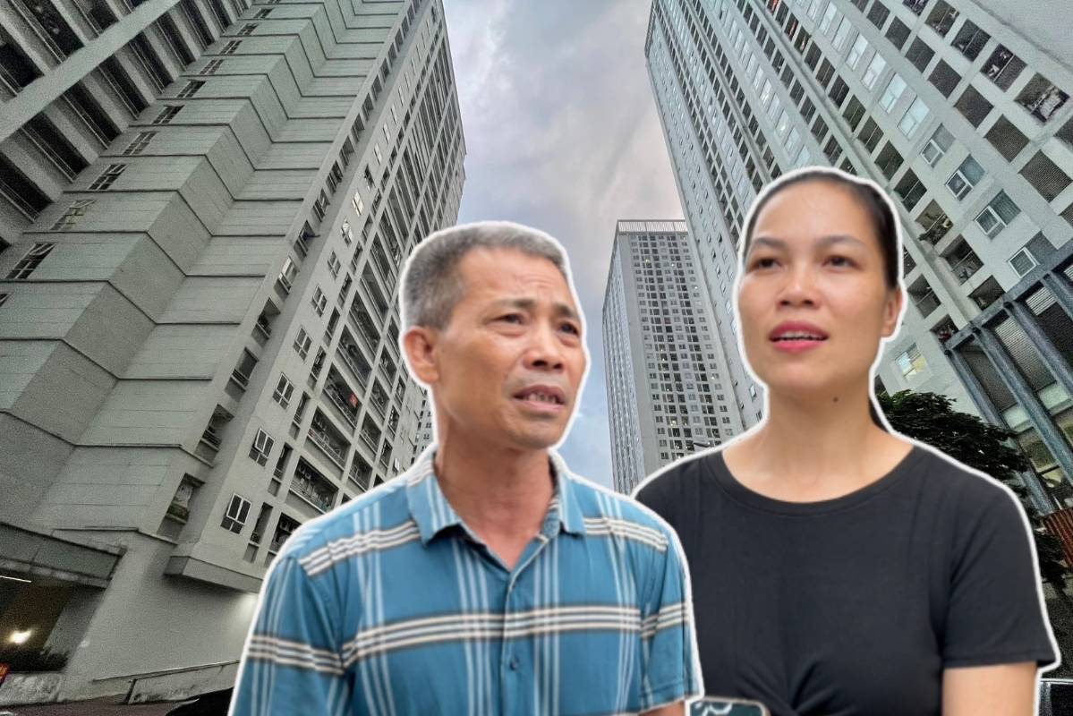 Apartment prices are too high, even good earners don't dare to think about it. Photo: Thanh Binh