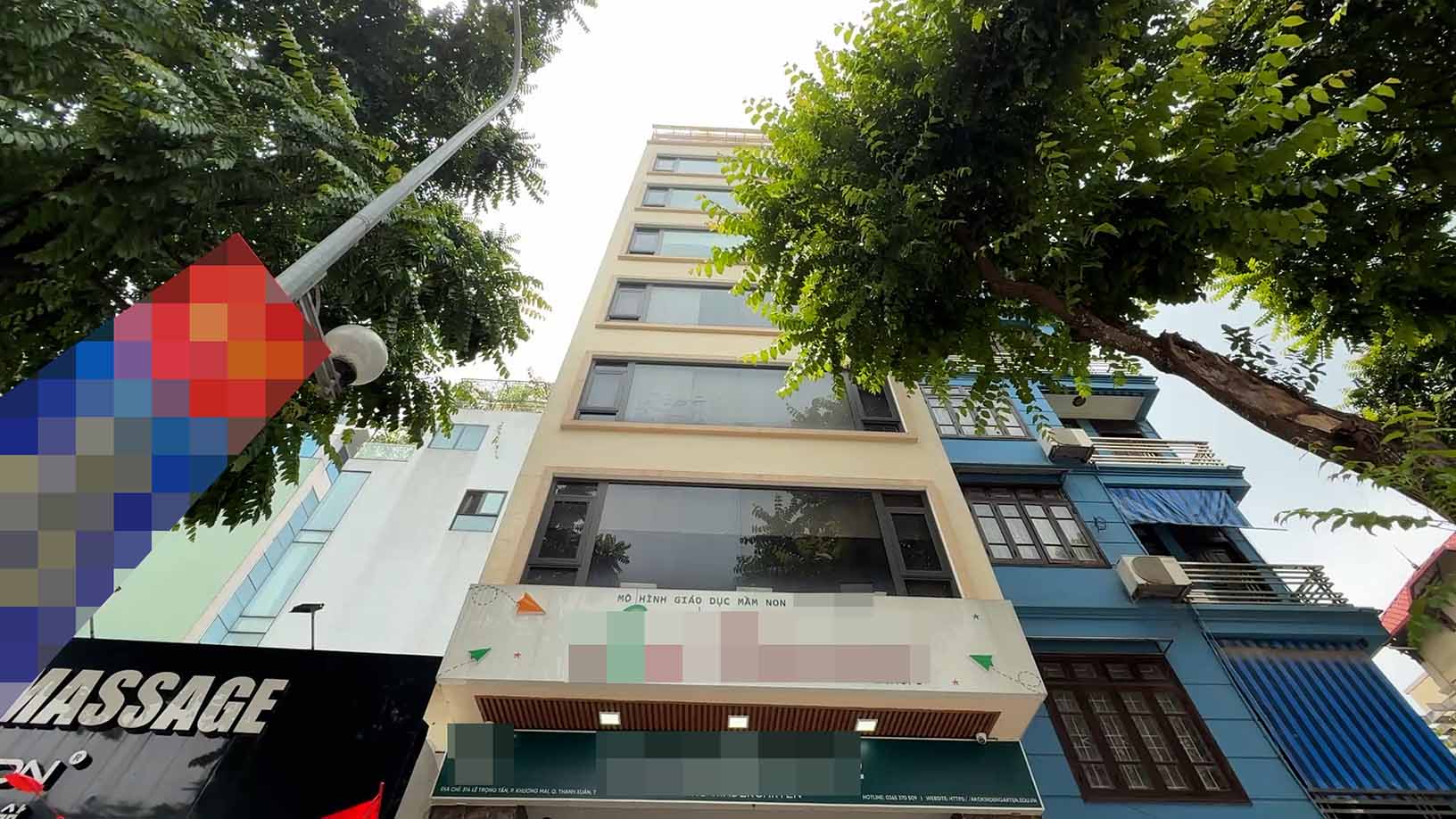 Co so noi Cong ty Vo Minh Thien hen phong vien den trao doi cong viec tai so 314 duong Le Trong Tan, Ha Noi. Anh: Nhom PV  