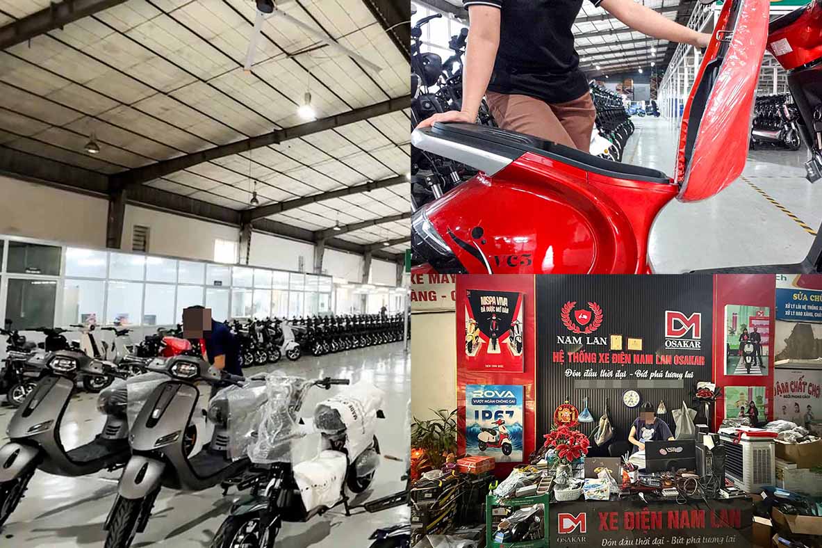 노동 신문 기자의 기록에 따르면 무허가 차량에 대한 시장 수요는 여전히 높습니다. 유통업체는 저렴한 가격 때문에 구매를 찾고 있습니다. 사진: PV 그룹